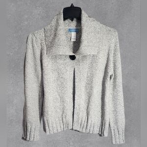 Classic Elements black white heather cardigan Size XL